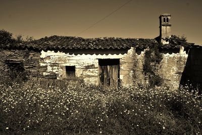 Old house against sky