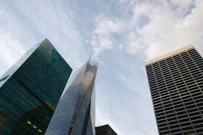 Low angle view of modern building