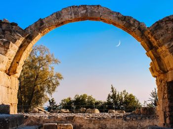 Old ruins against clear sky