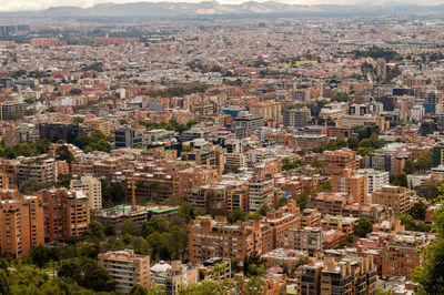 Aerial view of city