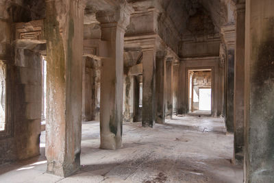 Corridor of old building