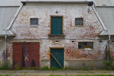 Low angle view of old building