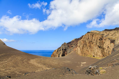 Panoramic view of beach against sky