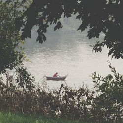 Scenic view of lake