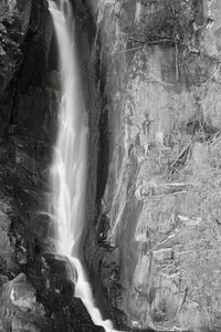 Aerial view of waterfall