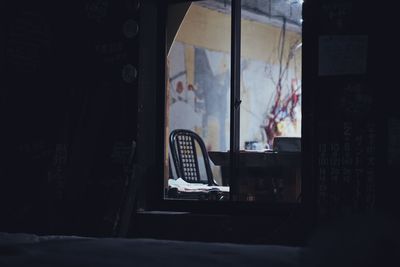 Interior of abandoned home