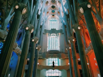 Low angle view of ceiling of building