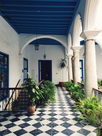 Corridor of building