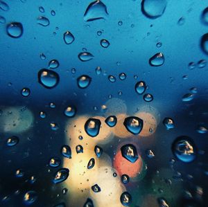 Close-up of water drops