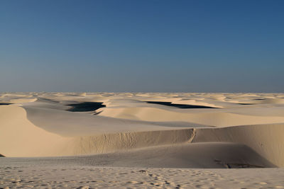 The dunes of the lencois maranhenses national park, brazil.