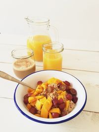Close-up of food in bowl