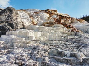View of rock formations