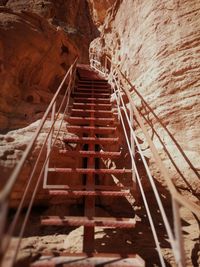 Low angle view of cave