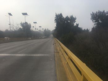 View of highway against sky