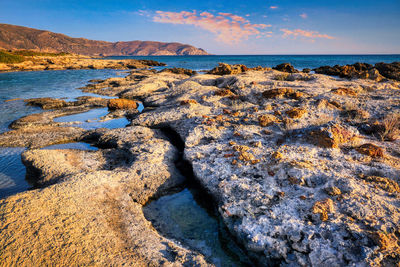 The stony beach