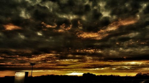 Scenic view of sky during sunset