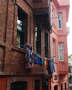 Low angle view of residential building