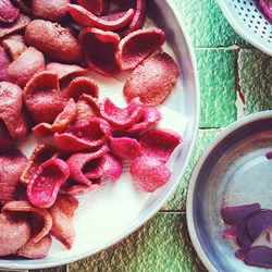 Close-up of served food