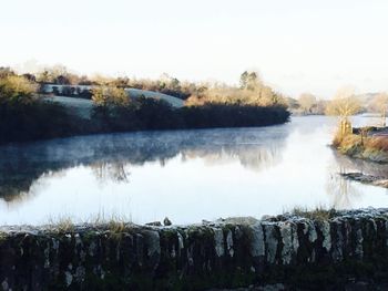 View of lake against sky