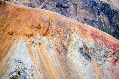 Close-up of rock formation