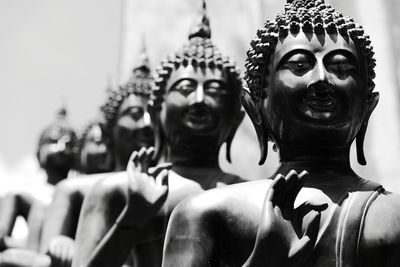 Low angle view of statue