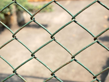 Full frame shot of chainlink fence