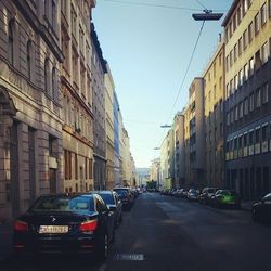 View of city street
