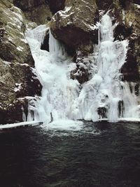 View of waterfall