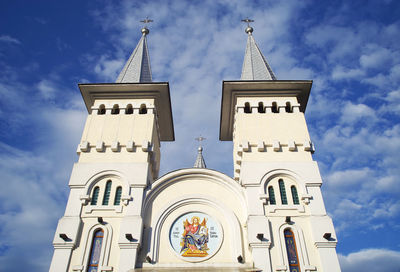 Low angle view of cathedral against sky