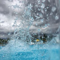 Close-up of water splashing