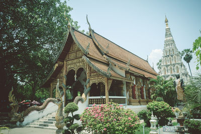 Low angle view of building against sky