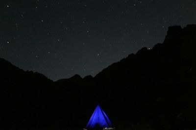 Scenic view of star field at night