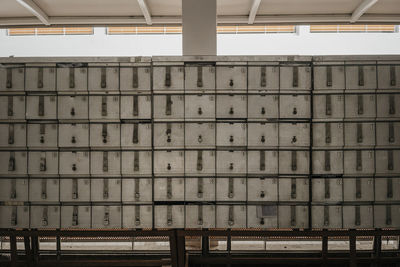 Lockers in room