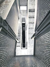 Low angle view of staircase in building