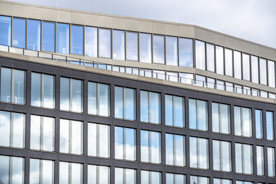 Abstract facade of a modern office building