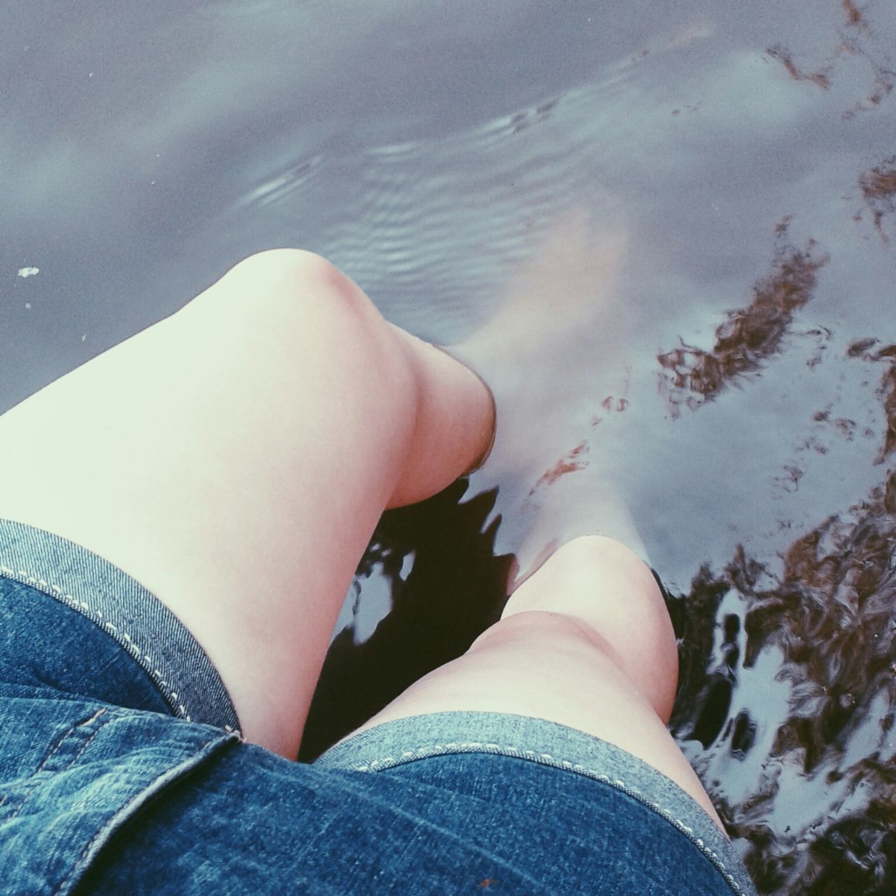 person, low section, personal perspective, lifestyles, human foot, leisure activity, water, high angle view, part of, barefoot, unrecognizable person, shoe, close-up, beach, day, outdoors