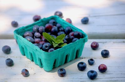 Nothing like fresh blueberries from the garden