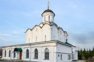 Low angle view of building against sky