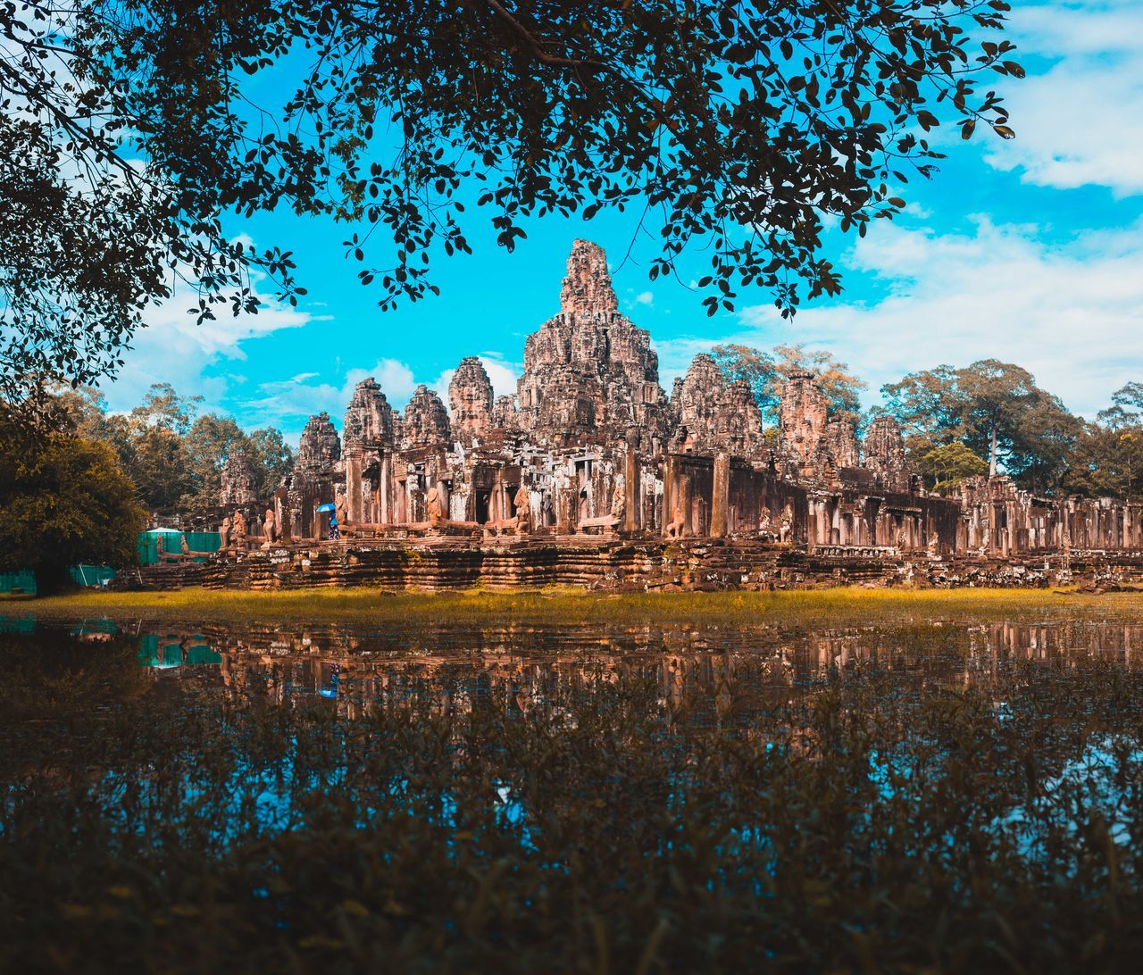 VIEW OF TEMPLE AGAINST SKY