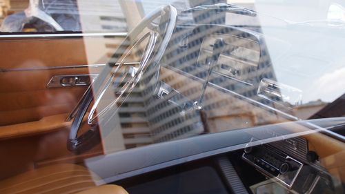 High angle view of telephone booth