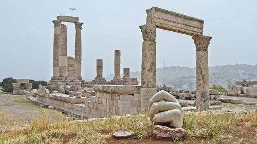 Old ruins against sky