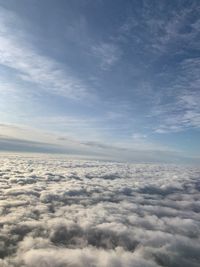 Scenic view of clouds in sky