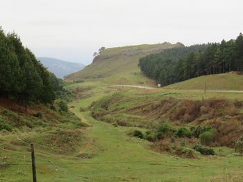 Scenic view of landscape against sky