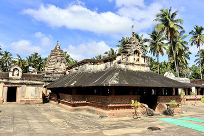 The lord madhukeshwara temple at banavasi, sirsi, karnataka, india. 
