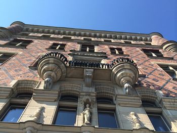 Low angle view of historical building