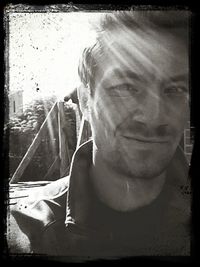 Close-up portrait of young woman