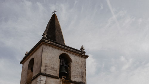 Low angle view of building against sky