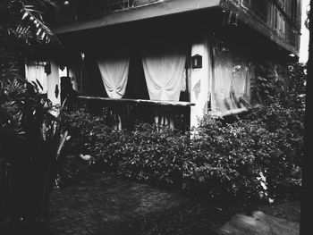 Houses in the dark