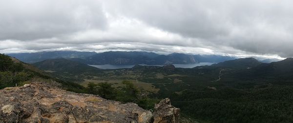 Panoramic view of landscape against sky