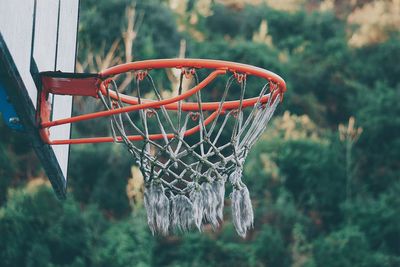 Basketball sport in the street